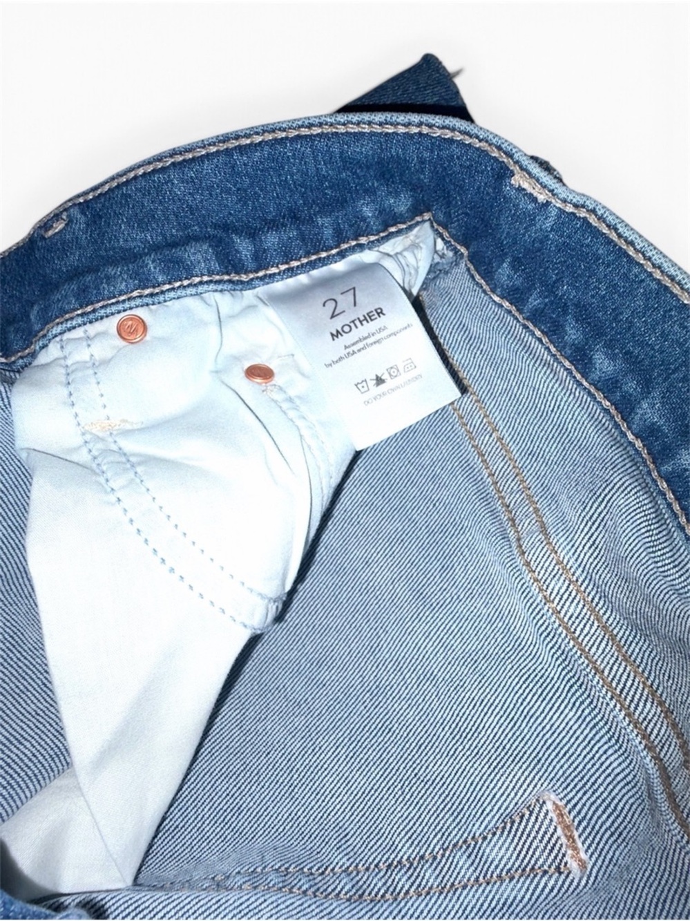 MOTHER The Tomcat Ankle Fray Jeans, size 27 - Picture 14 of 16